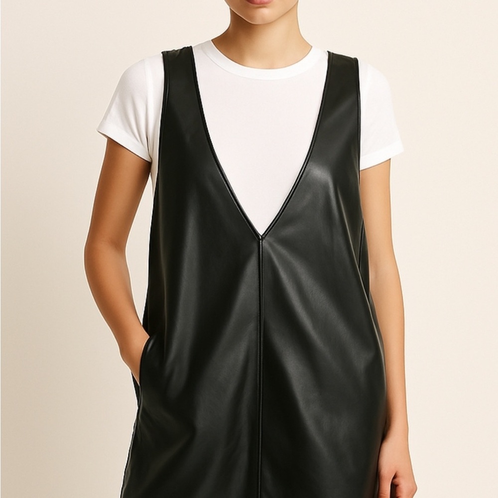 Anthropologie Black Sleeveless Dress